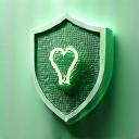 Illustration of a medical shield protecting a heart and brain, surrounded by graphs and data points, symbolizing proactive preventive care and health monitoring.