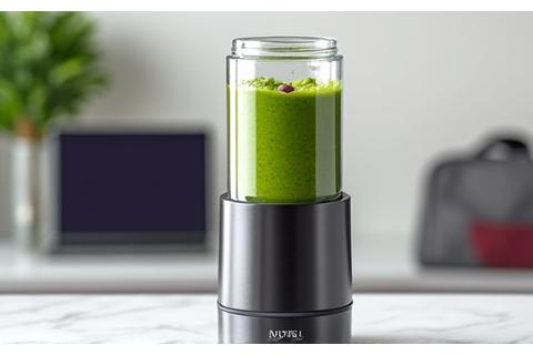 Sleek personal blender for smoothies